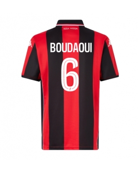 Billige Fotballdrakt OGC Nice Hicham Boudaoui #6 Replika Hjemmedrakt 2025-26 Kortermet Billige Fotballdrakt OGC Nice Hicham Boudaoui #6 Replika Hjemmedrakt 2025-26 Kortermet